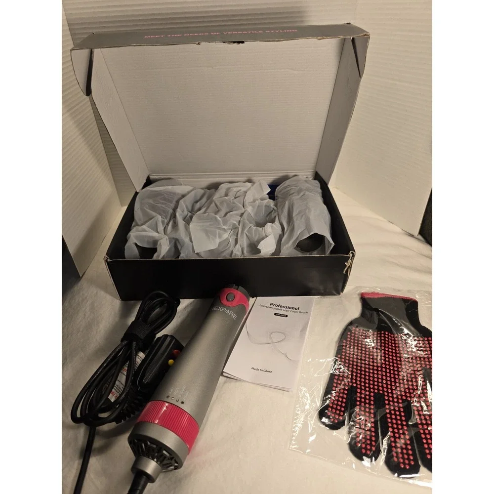 Nexpure 5-in-1 Multifunctional Interchangeable Hot Air Brush Dryer SM-5258 NIB‎